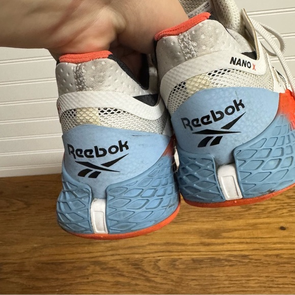 Reebok Womens Nano X EF7533 White Casual Shoes Sneakers Size 7.5 - Picture 9 of 11